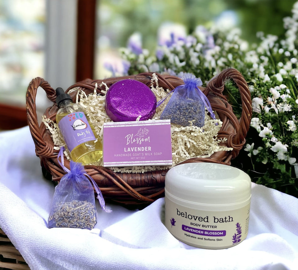 lavender plant gift basket Lavender Escape – Alec's Gift Baskets